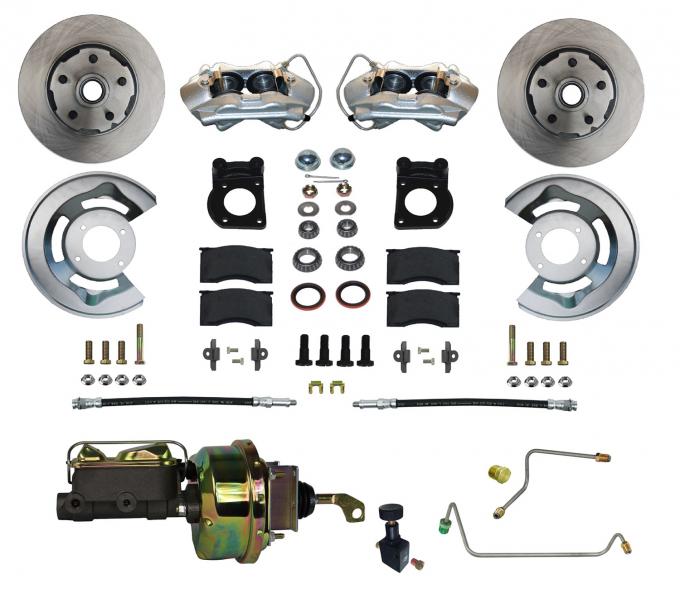 Scott Drake 1965-1966 Ford Mustang Front Disc Brake Conversion Kit Manual Transmission DBC-A120-P-M