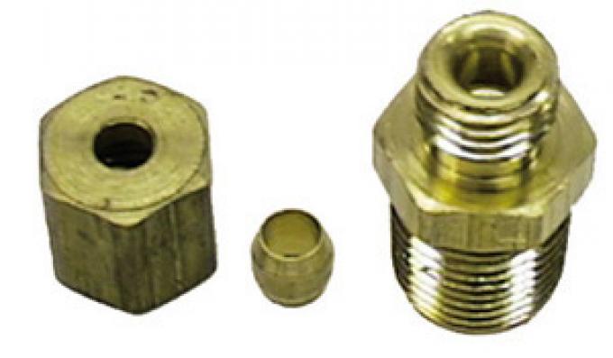 Classic Headquarters Oil Line Block Fitting-Sleeve-Nut W-321