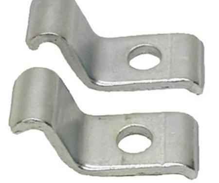 Classic Headquarters Rear Deluxe Bumper Guard Brackets, Pair W-128