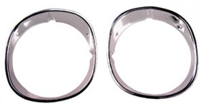 Classic Headquarters Camaro Standard Headlamp Bezels-Pair W-746