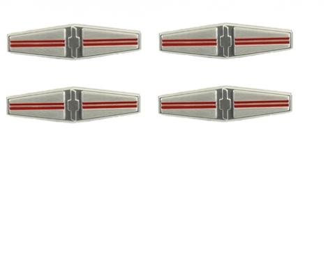 Classic Headquarters Camaro Deluxe Seat Back Emblem Set, 4 Pieces W-920E