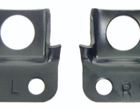 Classic Headquarters Outer Front Bumper Brackets-Right Hand and Left Hand, Pair W-750