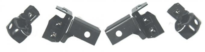 Classic Headquarters Rear Bumper Bracket Set (4pc) W-778B