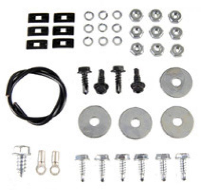 Classic Headquarters Camaro & Nova Console Gauge Hardware Kit W-202A