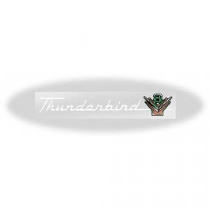 Ford Thunderbird Valve Cover Decals, 292 Thunderbird V8, 1955-57