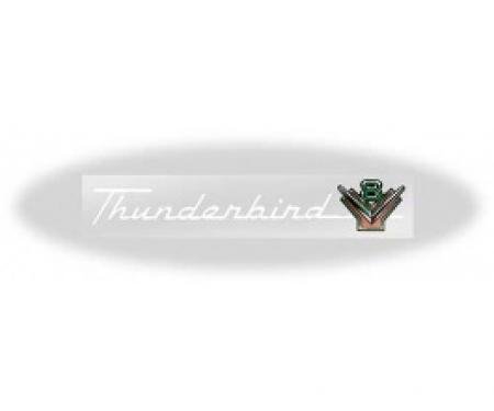 Ford Thunderbird Valve Cover Decals, 292 Thunderbird V8, 1955-57