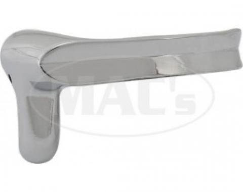 Ford Thunderbird Vent Window Handle, Left, Chrome, No Button, 1961-63