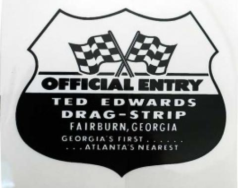 Decal, Ted Edwards Drag Strip