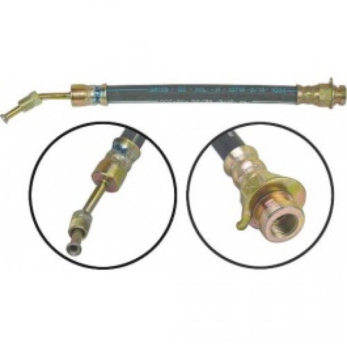 Ford Thunderbird Brake Hose, Front Wheel Cylinder To Connector, Outer, 9-1/2, 1959-60