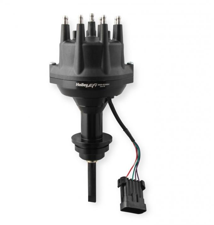 Holley EFI Dual Sync Chrysler SB Distributor, Black 565-208BK