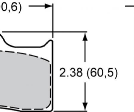 Wilwood Brakes Street Performance / Racing Pads - Plate: 7112 - Compound: BP-10 150-8850K