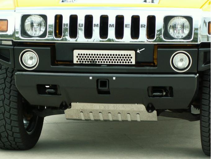 American Car Craft 2003-2007 Hummer H2 Grille Polished Front Lower 492003