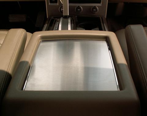 American Car Craft 2003-2005 Hummer H2 Center Console Box Plate Satin w/Polished Ring 491001