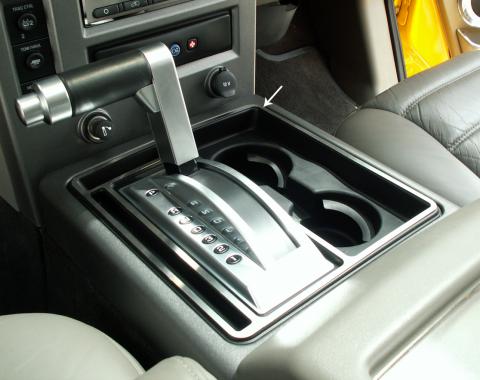 American Car Craft 2006-2008 Hummer H2 Center Console Shifter Surround Satin 491002