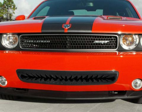 American Car Craft 2011-2014 Dodge Challenger Grille Polished "Shark Tooth" Lower Front Black Powder coat 152020