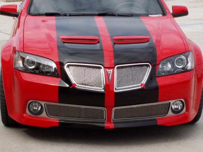 American Car Craft 2008-2009 Pontiac G8 Grille Laser Mesh Upper 2pc 222002