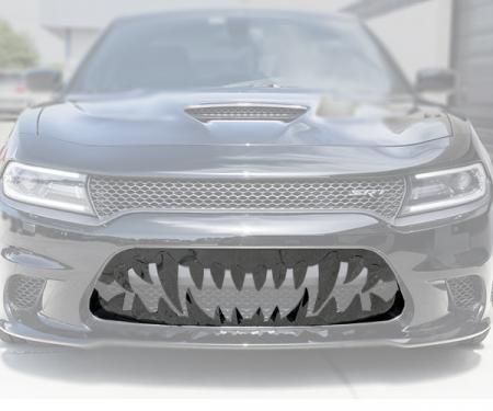 American Car Craft 2015-2016 Dodge Charger Sabretooth Tooth Front Grille Black 332022