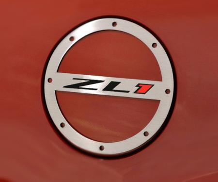 American Car Craft 2012-2013 Chevrolet Camaro Gas Cap Cover Satin "ZL1 Style" 102078