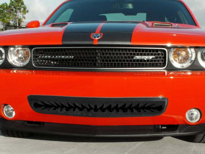 American Car Craft 2011-2014 Dodge Challenger Grille Polished "Shark Tooth" Lower Front Black Powder coat 152020