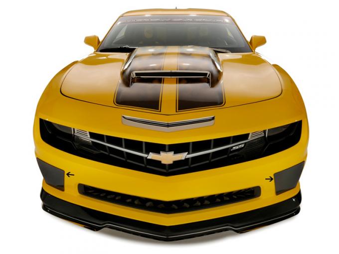 American Car Craft 2010-2013 Chevrolet Camaro Fascia "BB" Style Smoked Lexan Fog Light Cover 102049