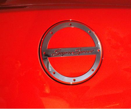 American Car Craft 2010-2017 Chevrolet Camaro Gas Cap Cover Polished "Super Sport" 102014