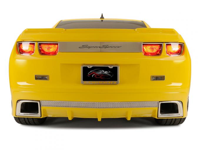 2010-2013 Chevrolet Camaro - Trunk Lid Plate w/Laser Etched "Super Sport" - Choose Finish 102088