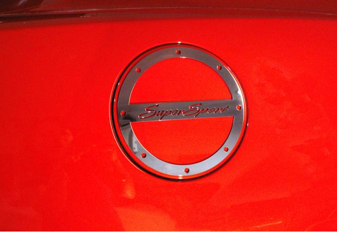 American Car Craft 2010-2017 Chevrolet Camaro Gas Cap Cover Polished "Super Sport" 102014