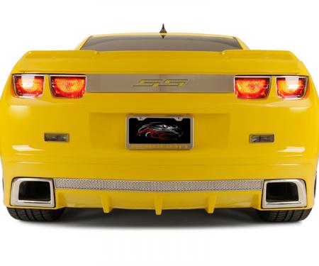 2010-2013 Camaro - "SS" Trunk Lid Plate - Choose Vinyl Inlay Color 102086