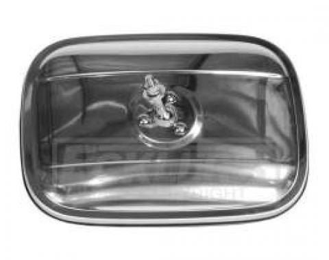 Chevy Truck Outside Door Mirror, Rectangular, Stainless Steel, 1947-1972