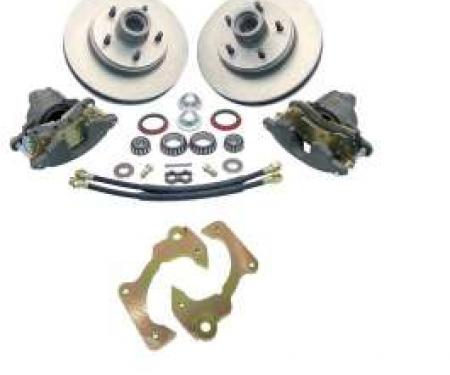 Chevy Truck Disc Brake Kit, Front, At The Wheel, 5 On 4-3/4 Bolt Pattern, 1963-1970