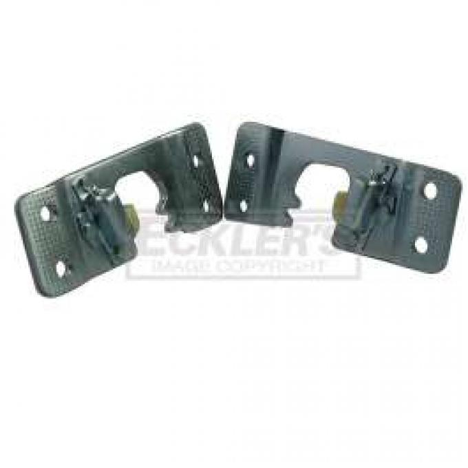 Chevy Truck Door Latch Striker Plates, 1967-1972