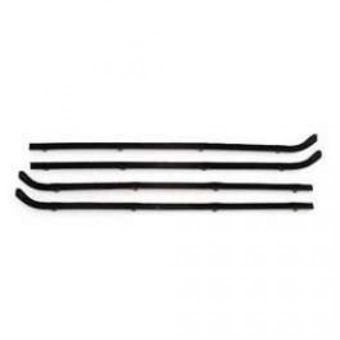 Chevy Truck Door Window Felt Set, 1964-1966