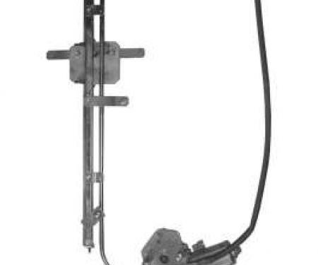 Chevy Truck Window Regulators, Power, With Motors, 1964-1966