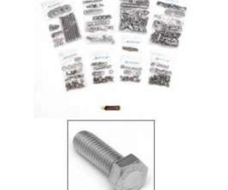 Chevy Truck Hex Head Bolt Kit, Fleet Side Wood Bed, Stainless Steel, 1967-1972