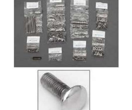 Chevy Truck Button Head Bolt Kit, Stainless Steel, Long Bed, Step Side, 1967-1972