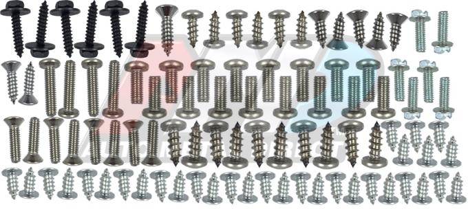 Southwest Repro Exterior Trim Screw Set, 66-67 Charger A-271224