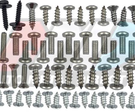 Southwest Repro Exterior Trim Screw Set, 66-67 Charger A-271224