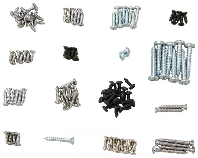 Southwest Repro Interior Trim Screw Set, 68 Charger A-271021