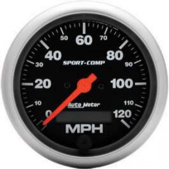 Chevelle Speedometer, Electric, 120 MPH, Sport-Comp Series, AutoMeter, 1964-1972