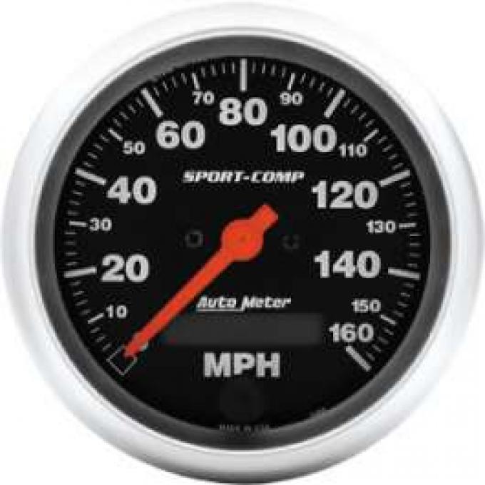 Chevelle Speedometer, Electric, 160 MPH, Sport-Comp Series, AutoMeter, 1964-1972