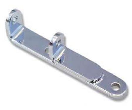 Chevelle Alternator Bracket, Small Block, Lower, Chrome, For Engine With Exhaust Headers & Short Water Pump, 1964-1968