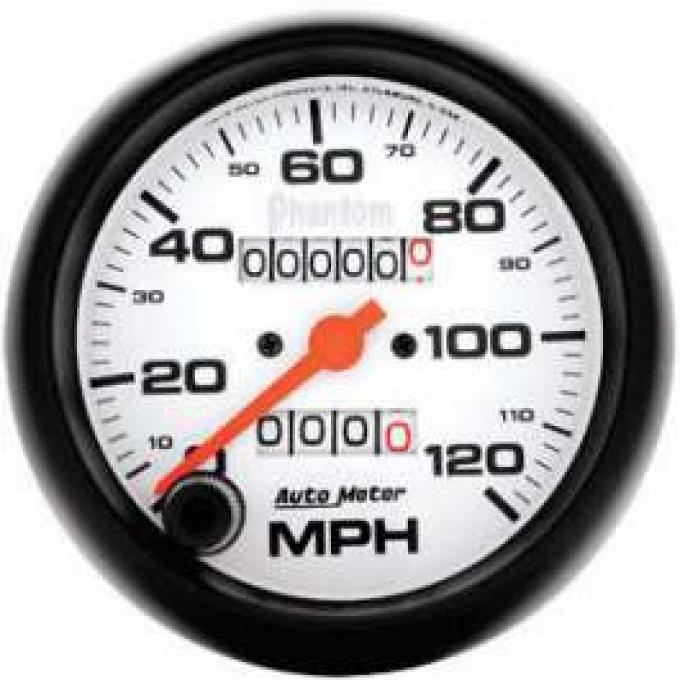 Chevelle Speedometer, Electric, 120 MPH, Phantom Series, AutoMeter, 1964-1972