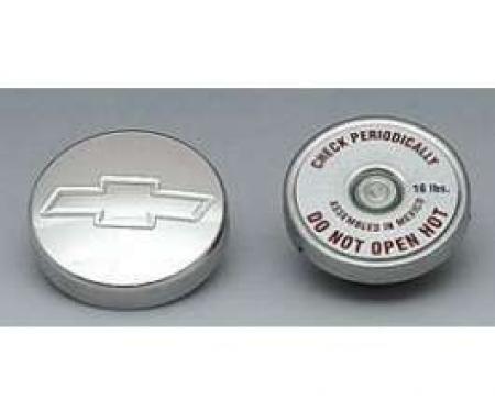 Chevelle Radiator Cap, Aluminum, With Bowtie Logo, 1964-1972