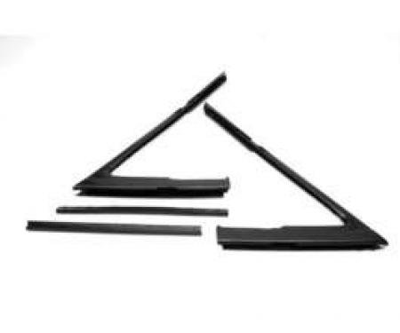 Chevelle Vent Window Weatherstrip Set, 2-Door Sedan, 1968-1969