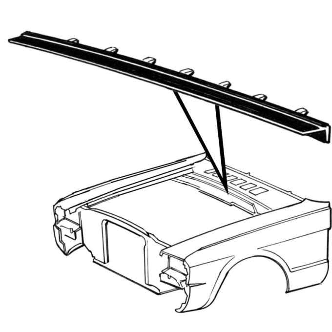 Daniel Carpenter 1965-66 Firewall to Hood Seal C5ZZ-16740