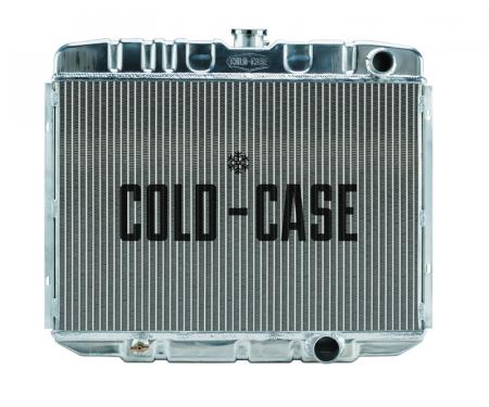 Cold Case Radiators 67-70 Mustang SB 24 Inch Aluminum Performance Radiator MT FOM587