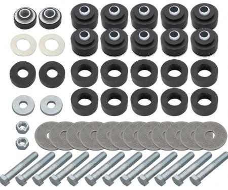 RestoParts Bushing Kit, Body, 1964-67 Chevelle/Cutlass Coupe & ElCo, 20 Bushings w/Hardware SB514K