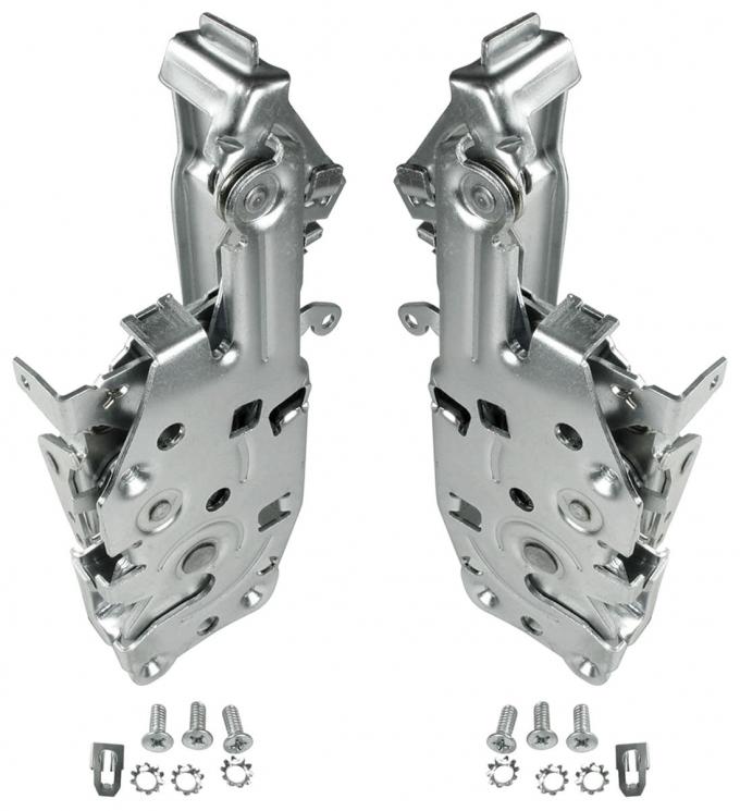 RestoParts Assembly, Door Latch, 1964-67 A-Body/Bonn/Cat/GP, Pair C980001-PR