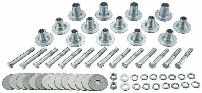 RestoParts Hardware Kit (For Polyurethane Bushings) "A" 68-72 body Coupe, El Camino POLYMH