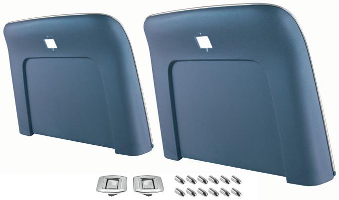 RestoParts Seatback, 1969-72 GM A Body, Bucket, Kit, Dark Blue C982DB